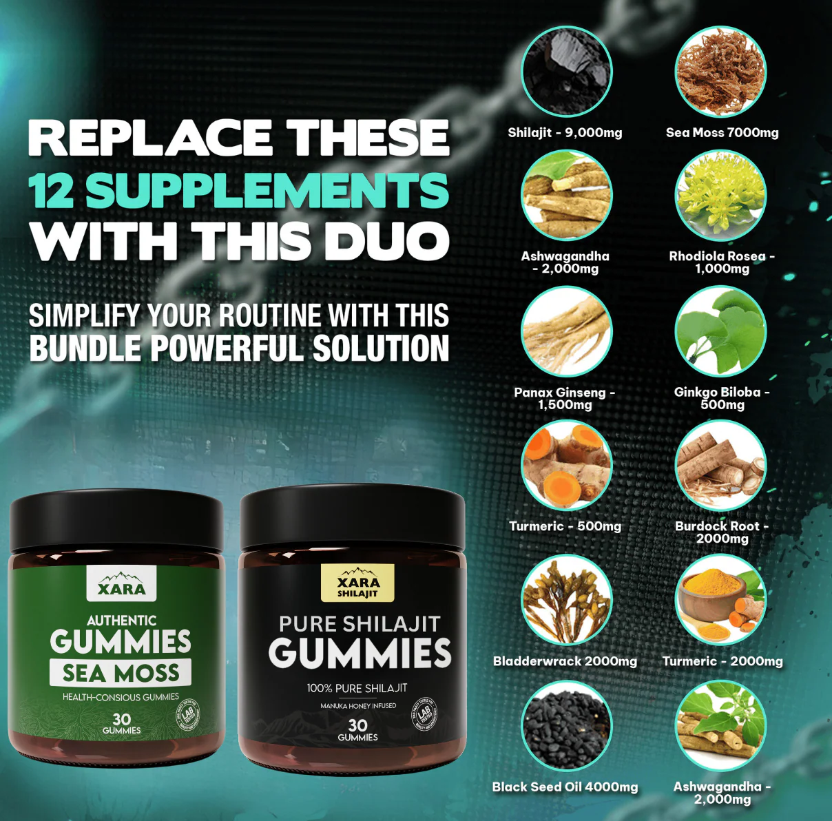 Ultimate Gummy Duo shilajit + sea moss bundle - Image 4