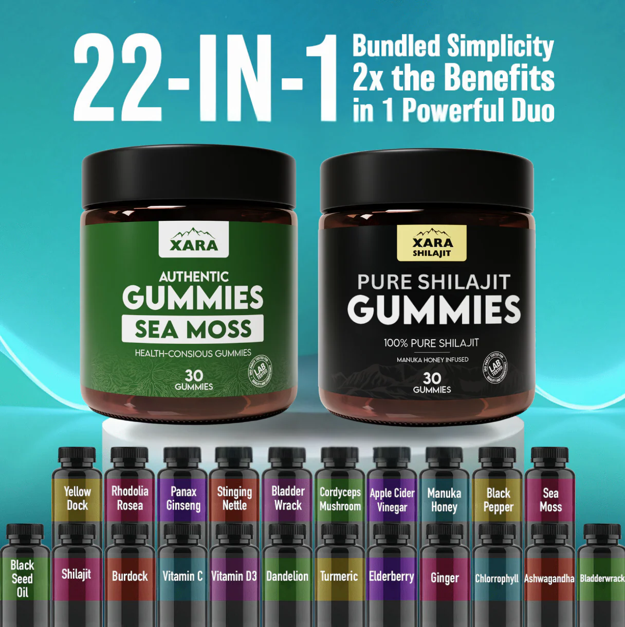 Ultimate Gummy Duo shilajit + sea moss bundle - Image 5